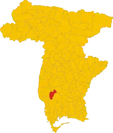 Localisation de Bertiolo