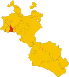Localisation de Bompensiere