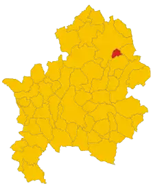 Localisation de Castelverrino