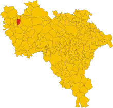 Localisation de Ceretto Lomellina