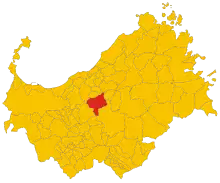 Localisation de Chiaramonti