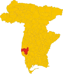 Localisation de Codroipo