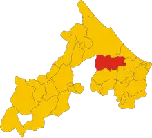 Localisation de Coriano