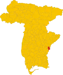 Localisation de Corno di Rosazzo