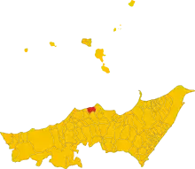 Localisation de Piraino