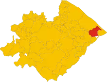 Localisation de San Costanzo