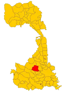Localisation de San Germano Vercellese