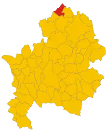 Localisation de Sant'Angelo del Pesco