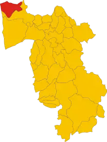Localisation de Vecchiano