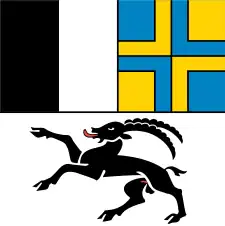 Les couleurs cantonales sont le noir, le blanc et le bleuUsage des drapeaux,étendards et fanions (Règlement sur les drapeaux) - Règlement 51.340 f, Armée suisse, p. 69, consulté le 26 juillet 2017