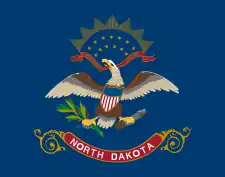 Drapeau du Dakota du Nord.