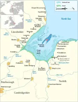Carte de The Wash.