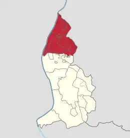 Carte de la circonscription.
