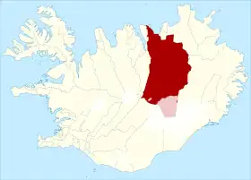 Localisation de Þingeyjarsveit