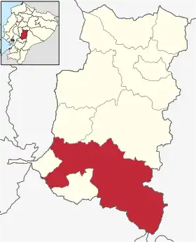 Localisation de Canton d'Alausí