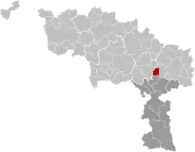 Localisation de Anderlues
