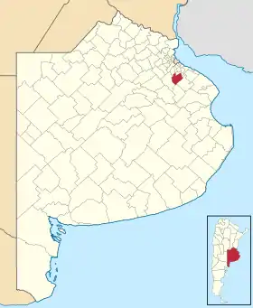 Localisation de San Vicente