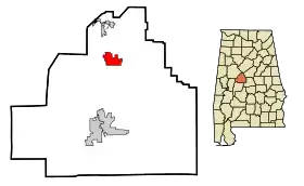 Localisation de West Blocton