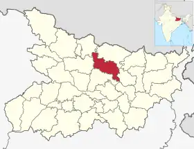 Localisation de Division de Darbhanga