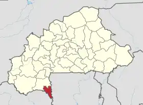 Localisation de Noumbiel