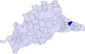 Localisation de Canillas de Aceituno