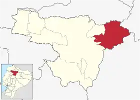 Localisation de Canton de Cayambe