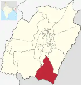 Localisation de District de Chandel