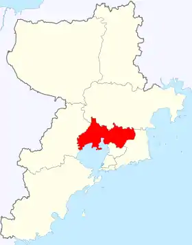 Localisation de Chéngyáng Qū