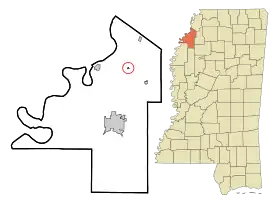 Localisation de Coahoma