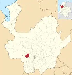 Localisation de Anzá