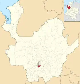 Localisation de Envigado