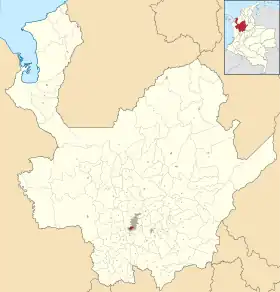 Localisation de Itagüí