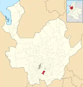 Localisation de La Ceja