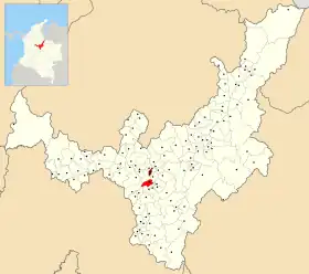Localisation de Boyacá