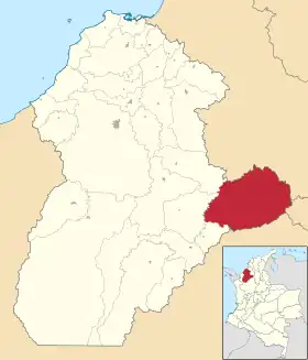 Localisation de Ayapel