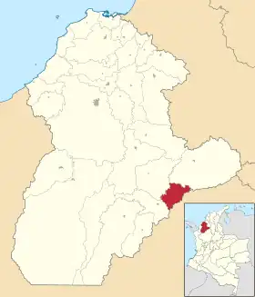 Localisation de La Apartada