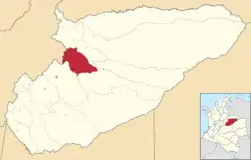 Localisation de Nunchía