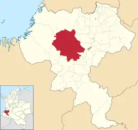 Localisation de El Tambo