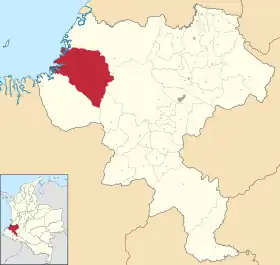 Localisation de Timbiquí