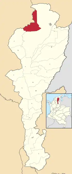 Localisation de Pueblo Bello