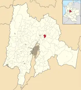 Localisation de Gachancipá