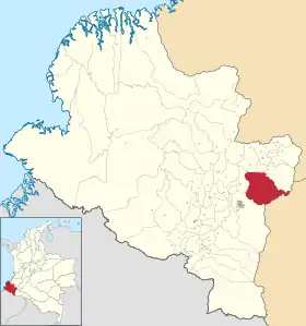 Localisation de Buesaco