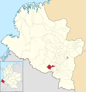 Localisation de Guachucal
