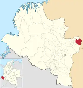 Localisation de La Cruz
