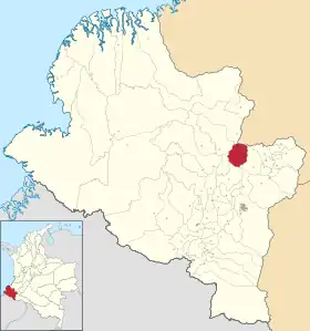 Localisation de Taminango