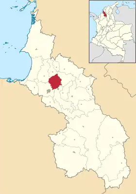 Localisation de Morroa