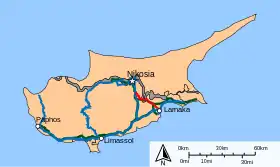 Image illustrative de l’article Route B2 (Chypre)