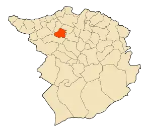Localisation de Aïn Fetah