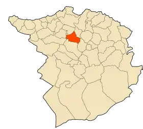 Localisation de Ouled Riyah