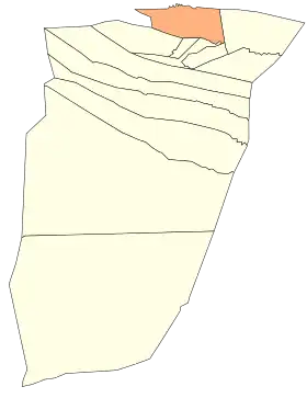 Localisation de Daïra de Berriane